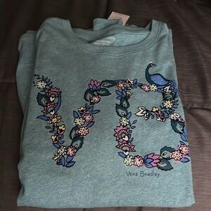 Vera Bradley Peacock Garden Tee